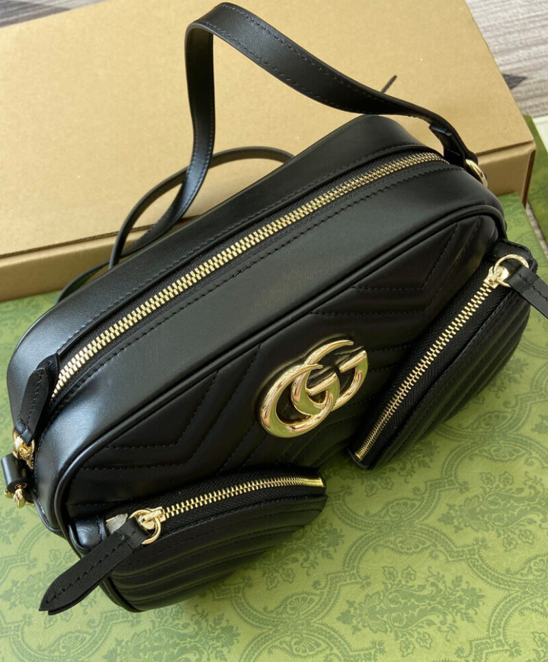 Gucci GG Marmont Small Shoulder Bag 798715 Black
